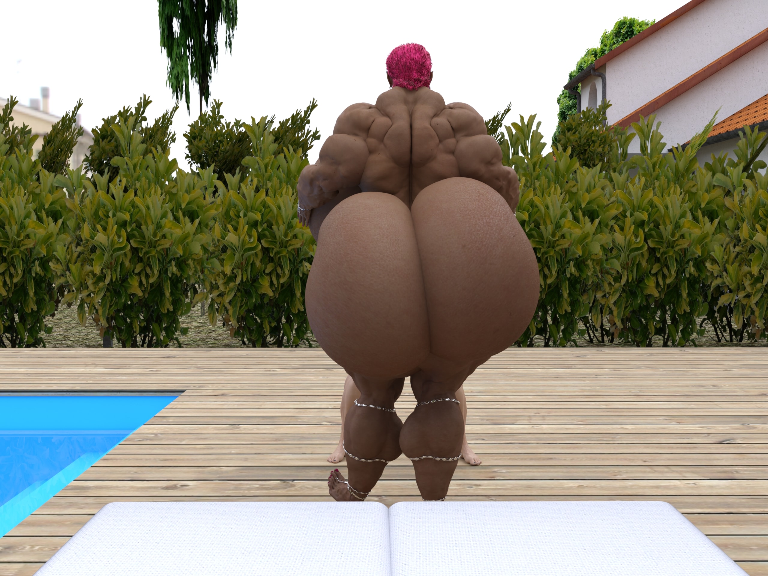 Dzcelestial3D models curvy femalebodybuilders busty bimbo 3d comics