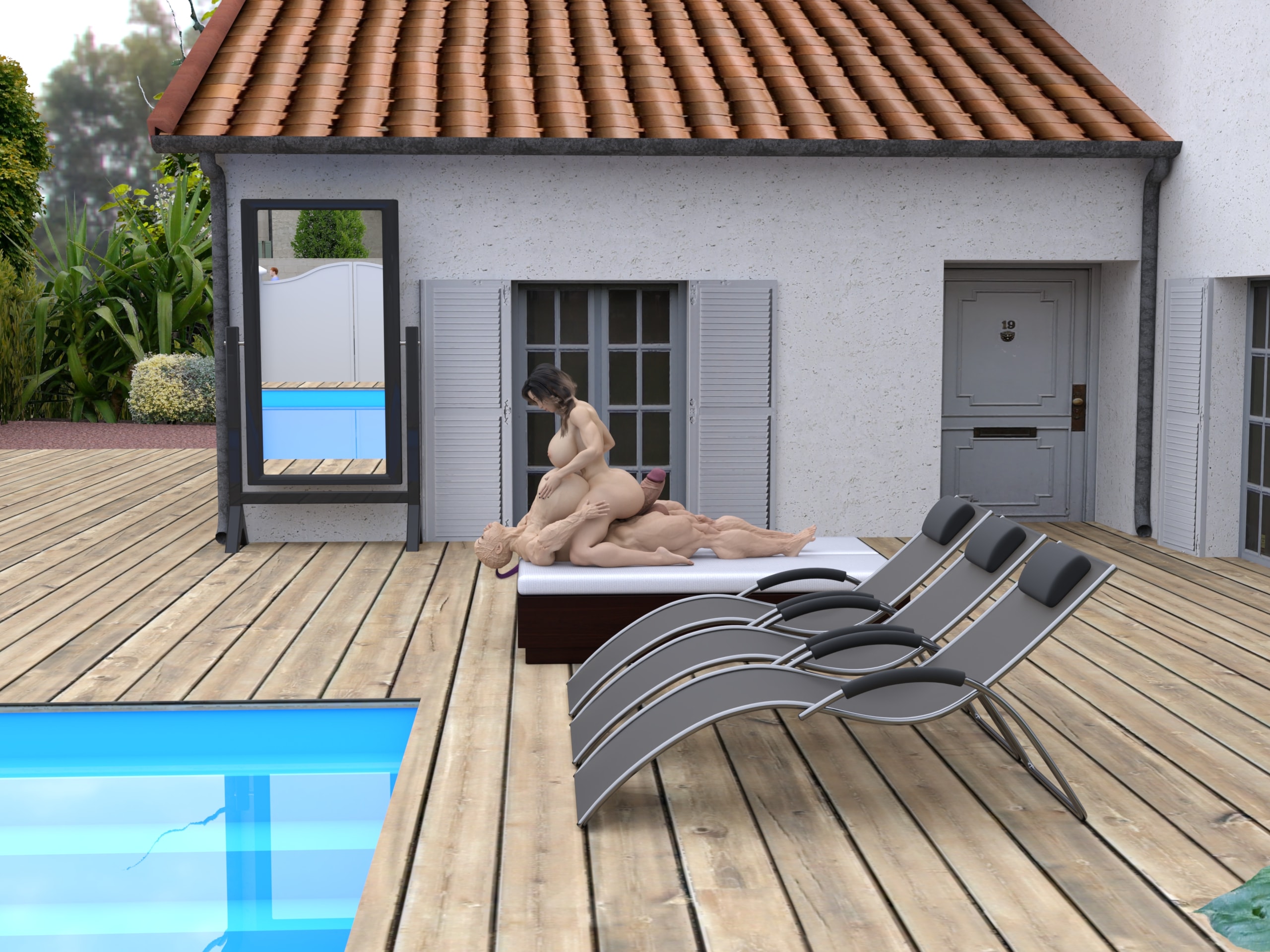 Dzcelestial3D models curvy femalebodybuilders busty bimbo 3d comics