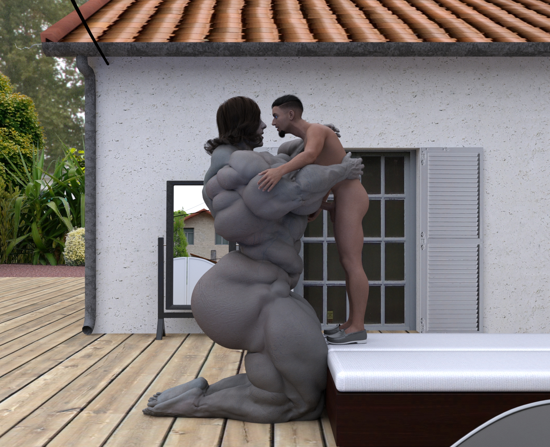 Dzcelestial3D models curvy femalebodybuilders busty bimbo 3d comics