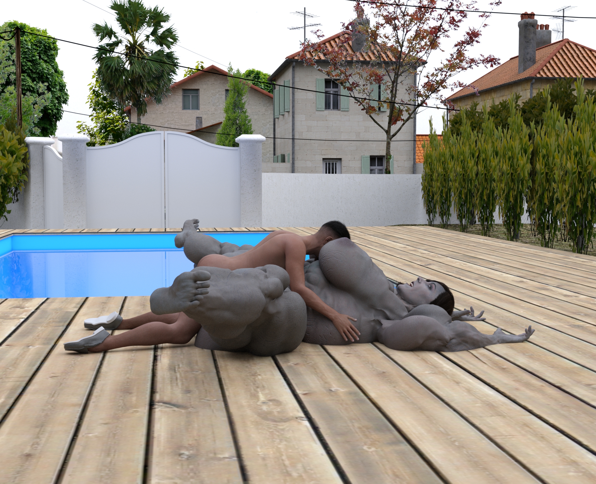 Dzcelestial3D models curvy femalebodybuilders busty bimbo 3d comics