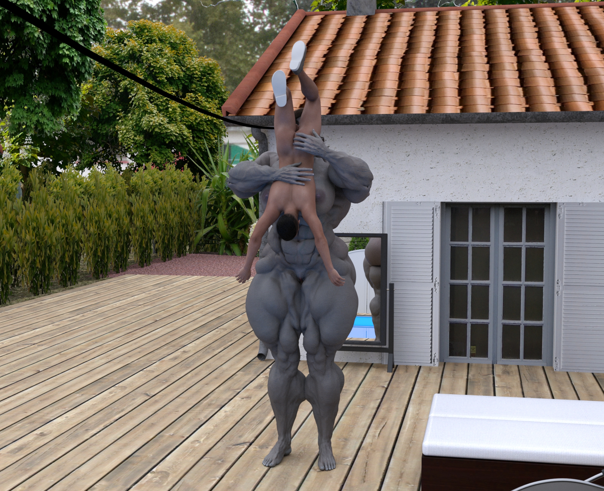 Dzcelestial3D models curvy femalebodybuilders busty bimbo 3d comics