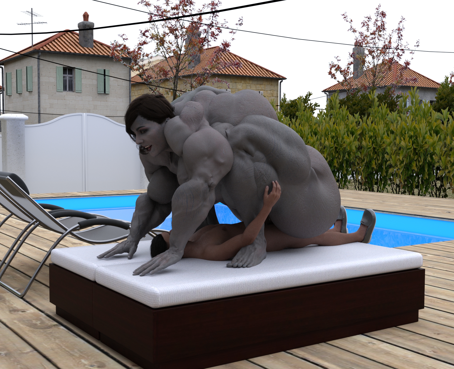 Dzcelestial3D models curvy femalebodybuilders busty bimbo 3d comics