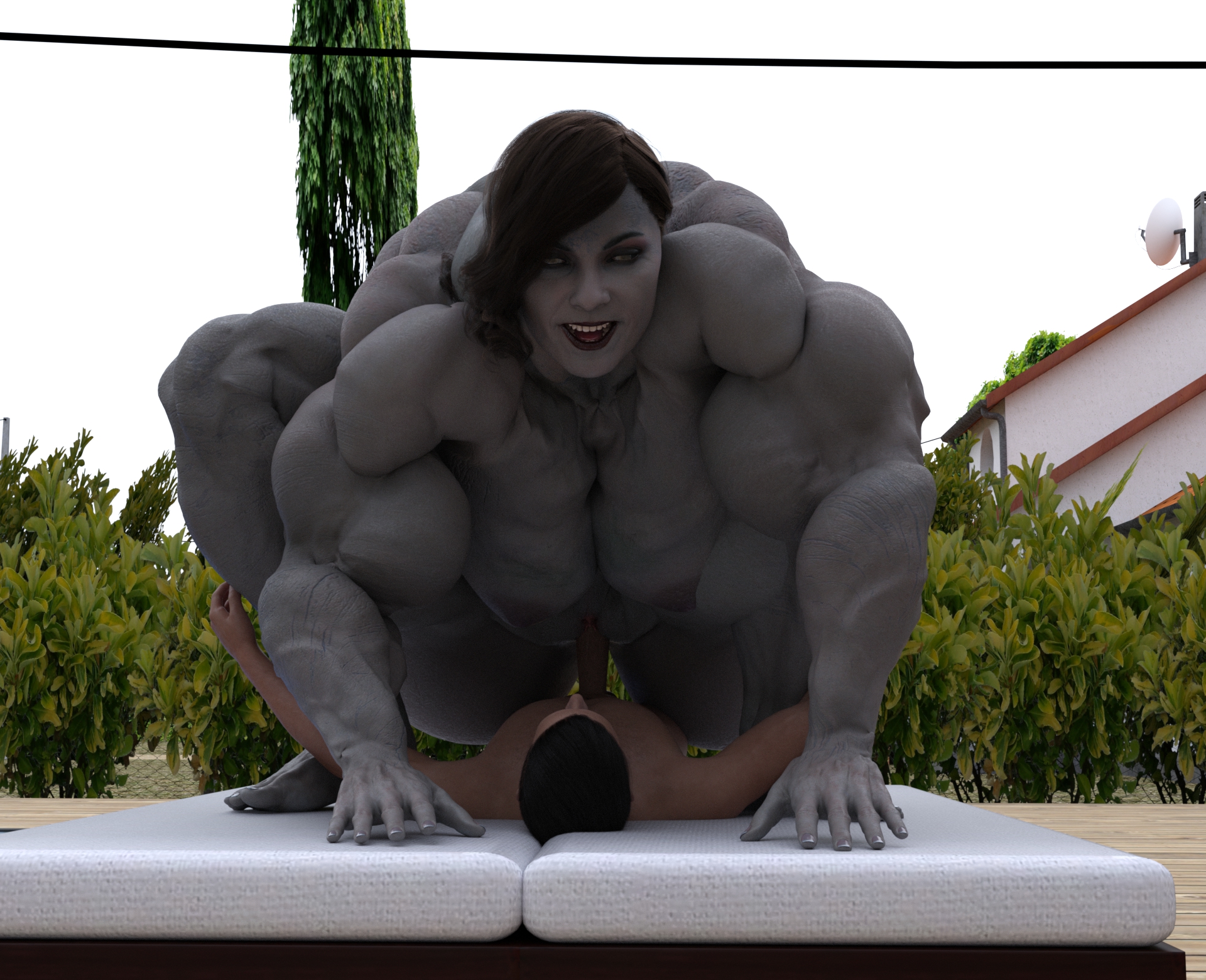 Dzcelestial3D models curvy femalebodybuilders busty bimbo 3d comics