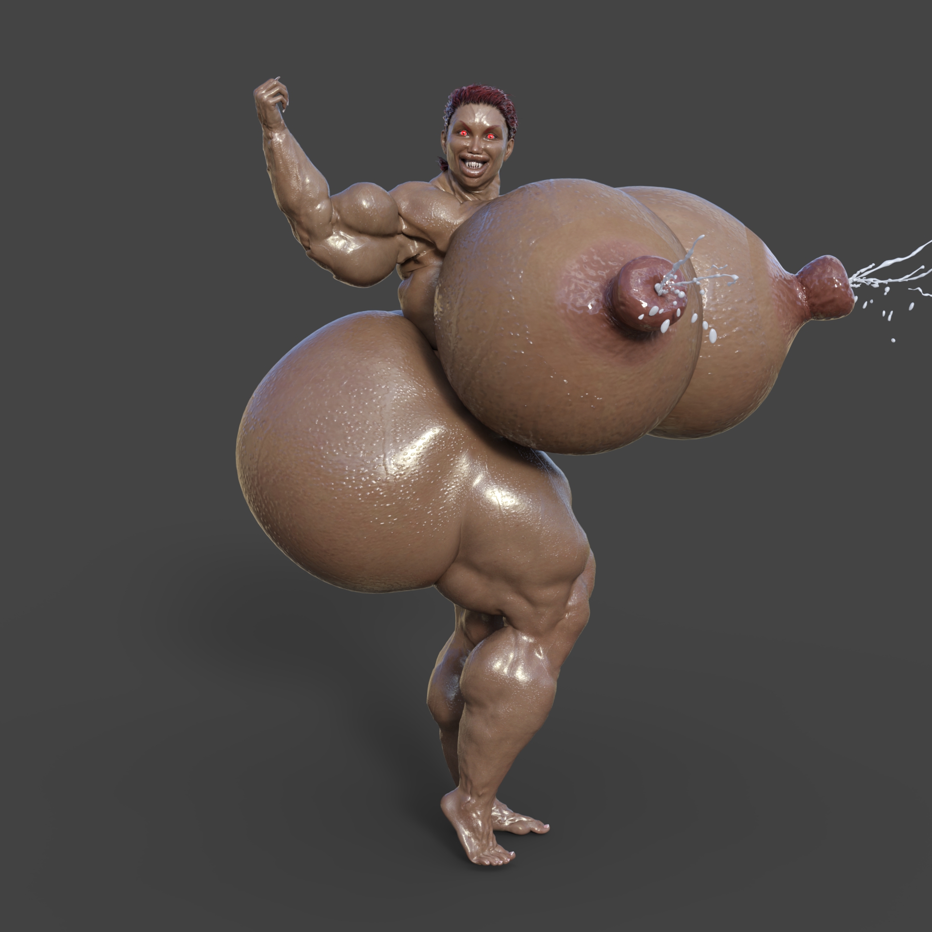 Dzcelestial3D models curvy femalebodybuilders busty bimbo