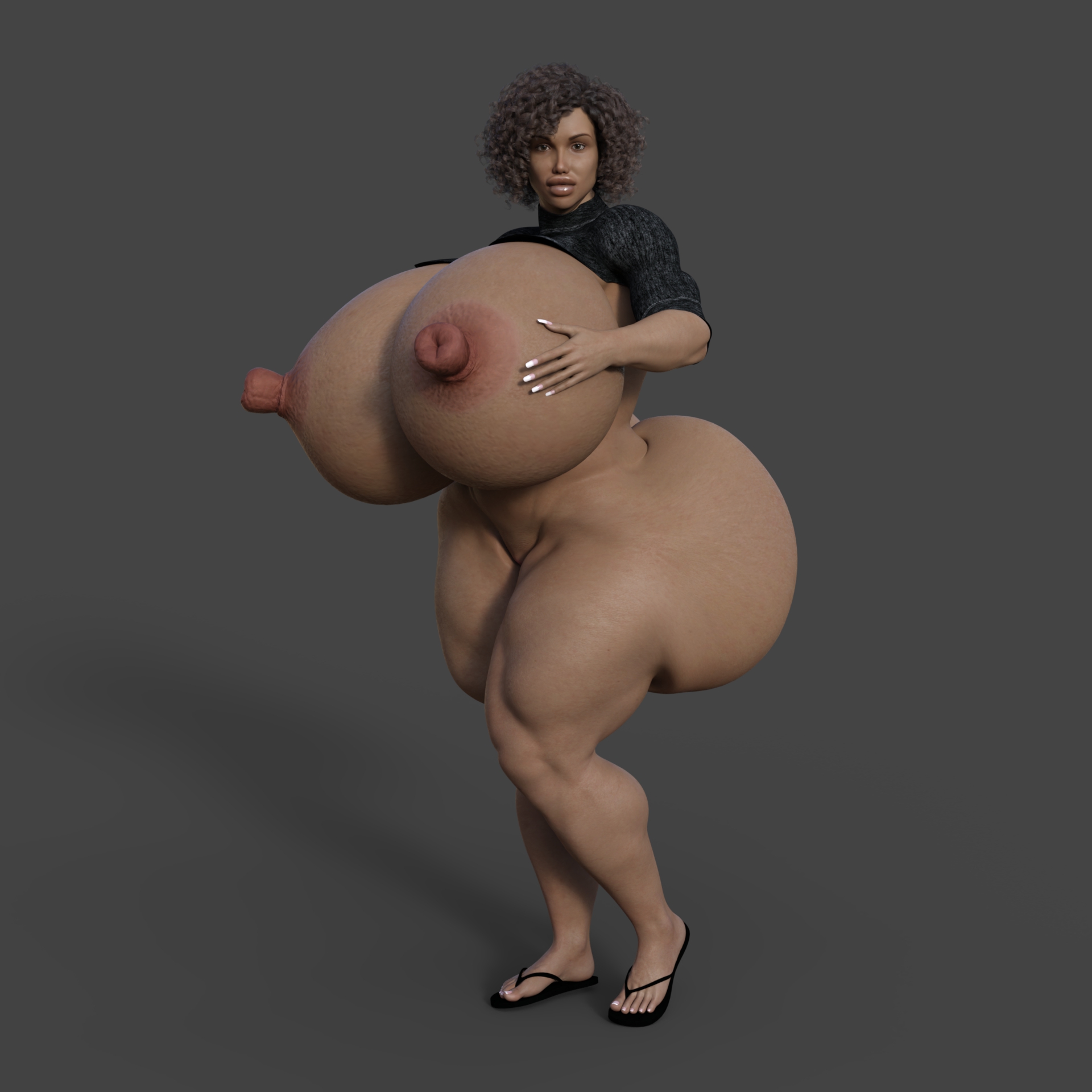 Dzcelestial3D models curvy femalebodybuilders busty bimbo