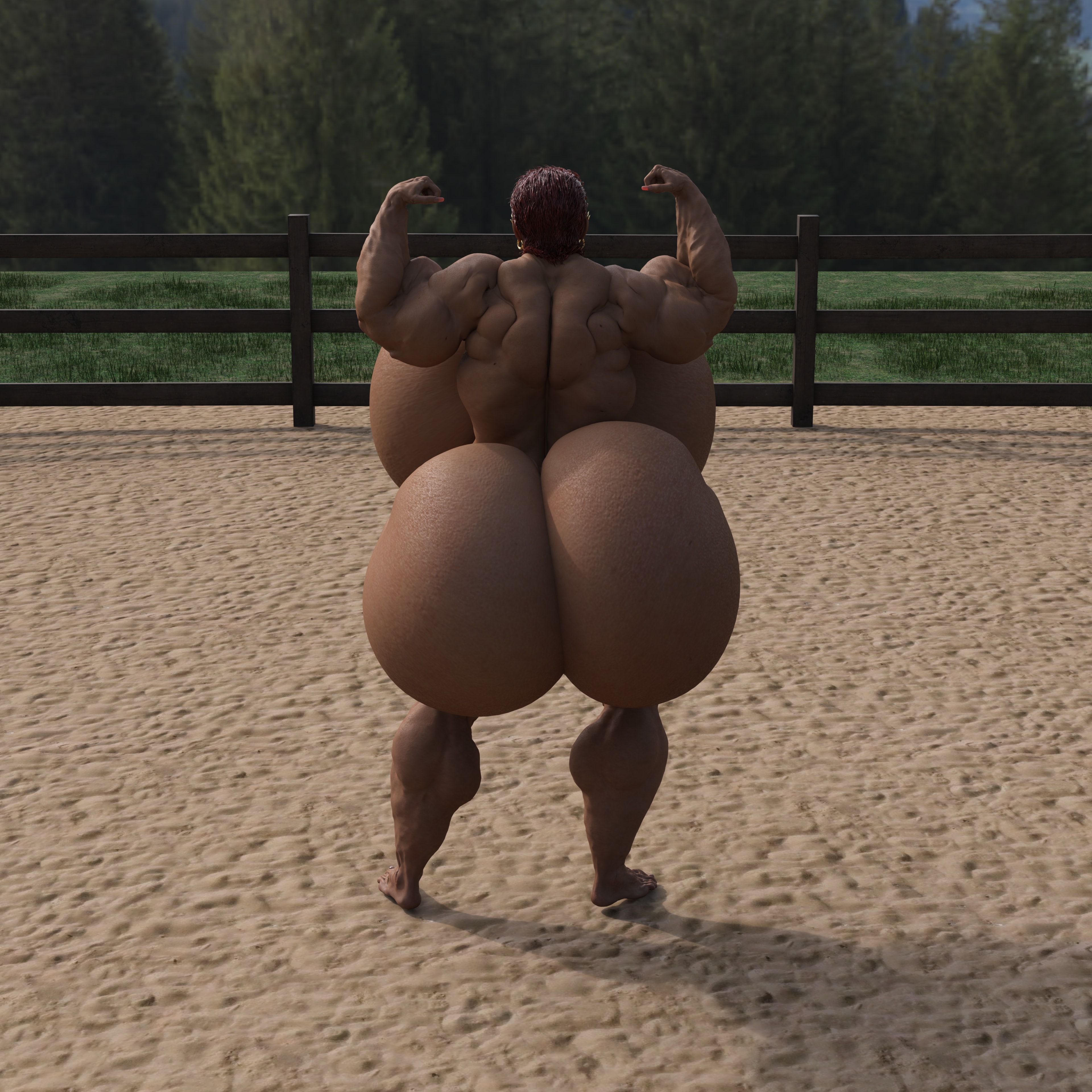 Dzcelestial3D models curvy femalebodybuilders busty bimbo