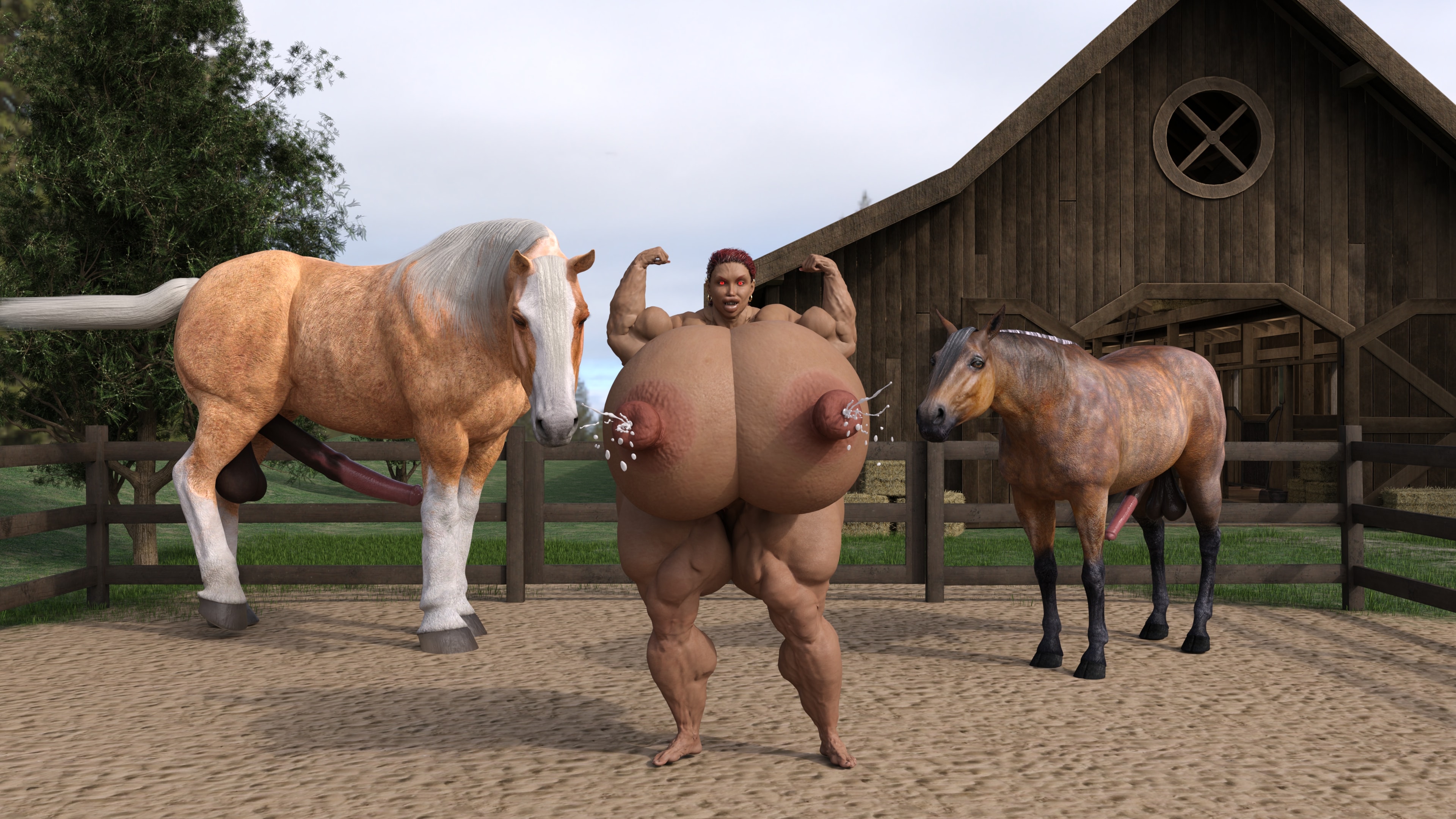 Dzcelestial3D models curvy femalebodybuilders busty bimbo