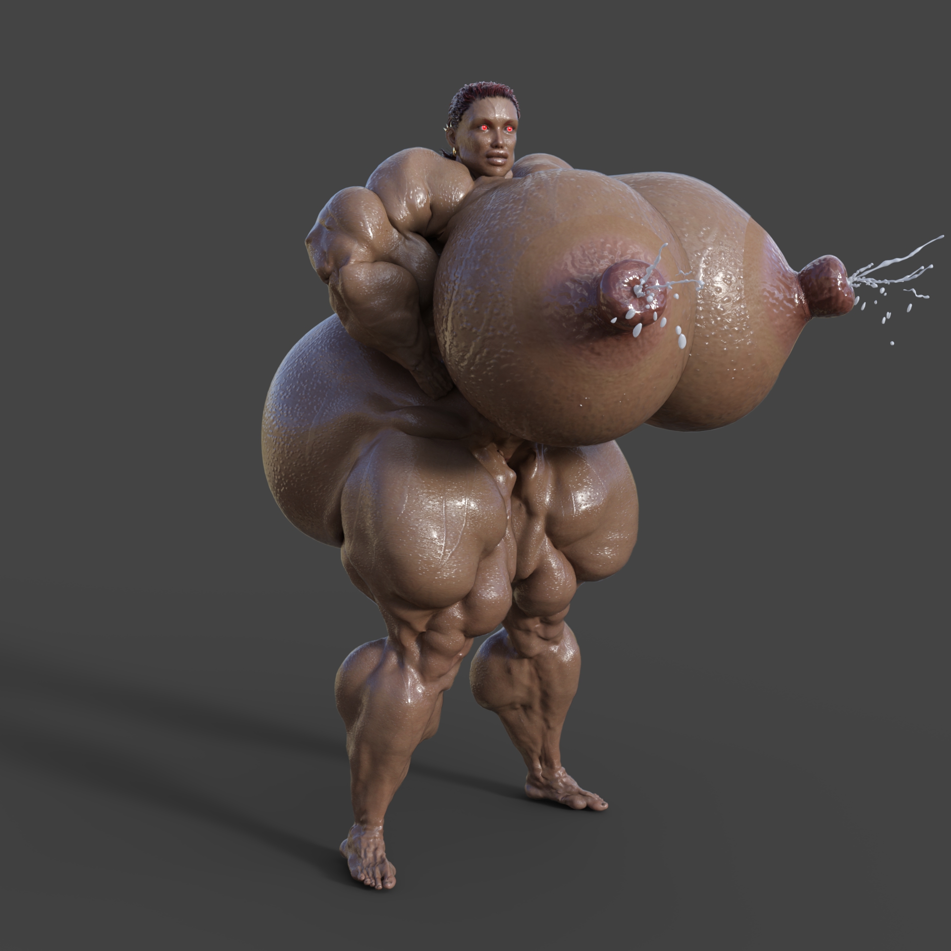 Dzcelestial3D models curvy femalebodybuilders busty bimbo