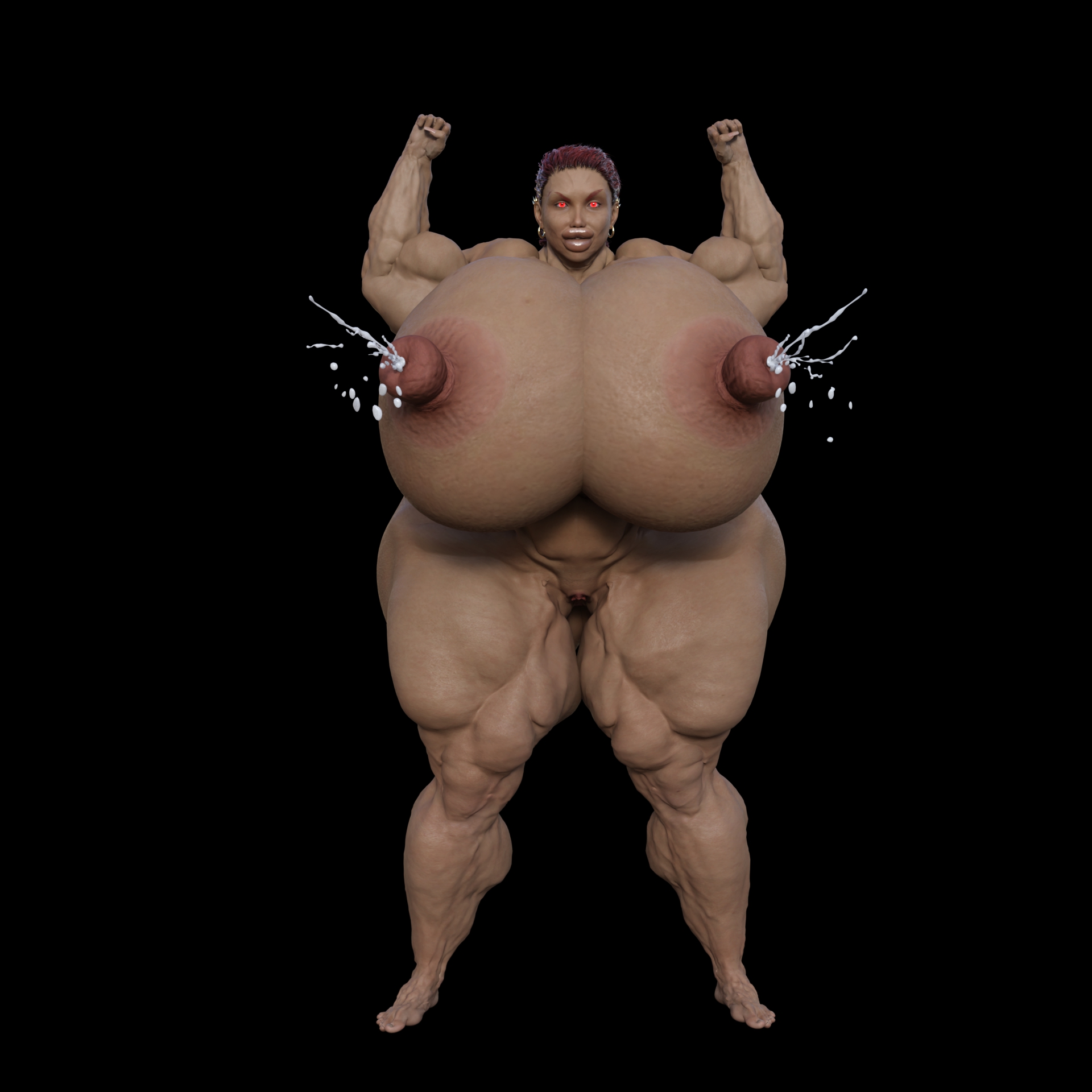 Dzcelestial3D models curvy femalebodybuilders busty bimbo