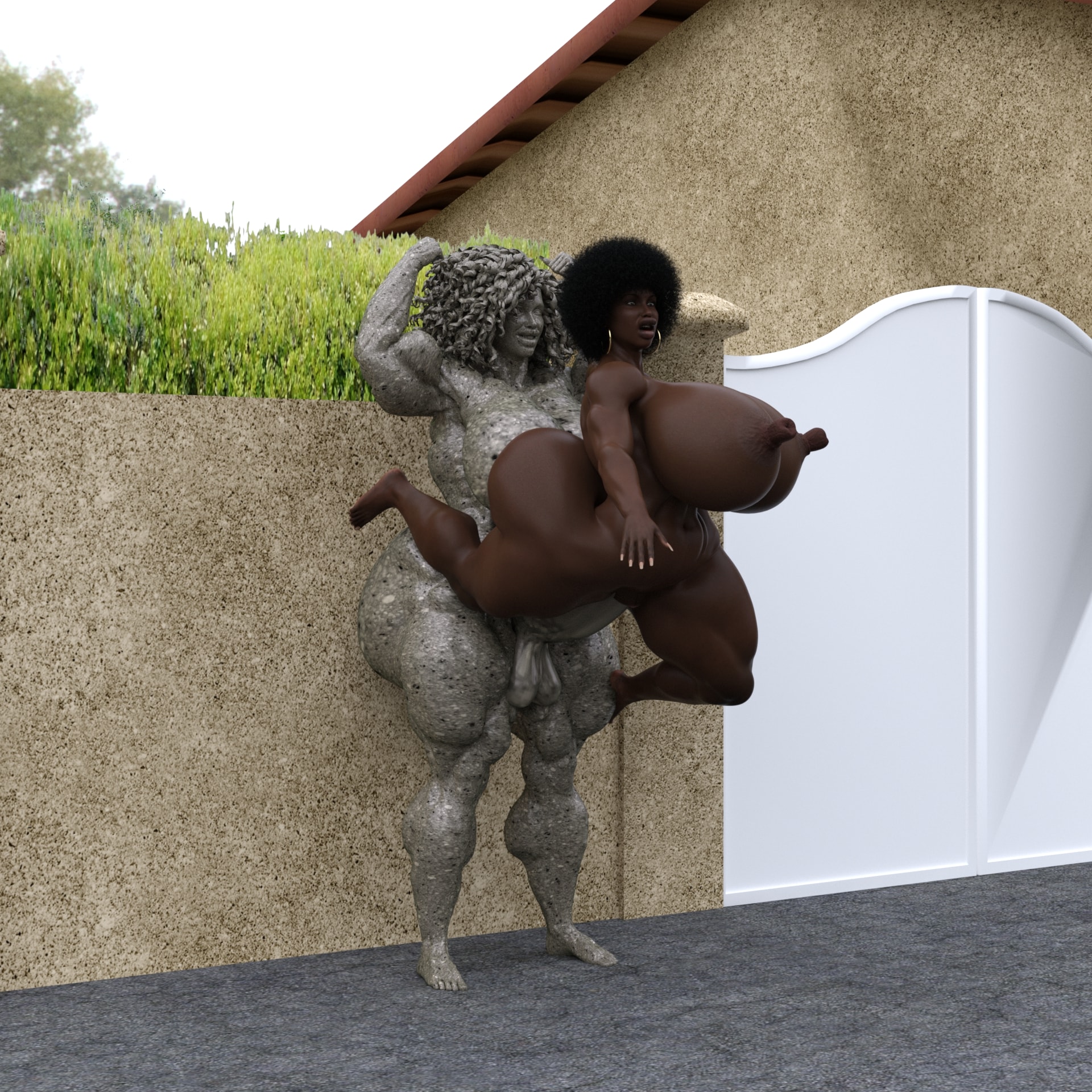 Dzcelestial3D models curvy femalebodybuilders busty bimbo