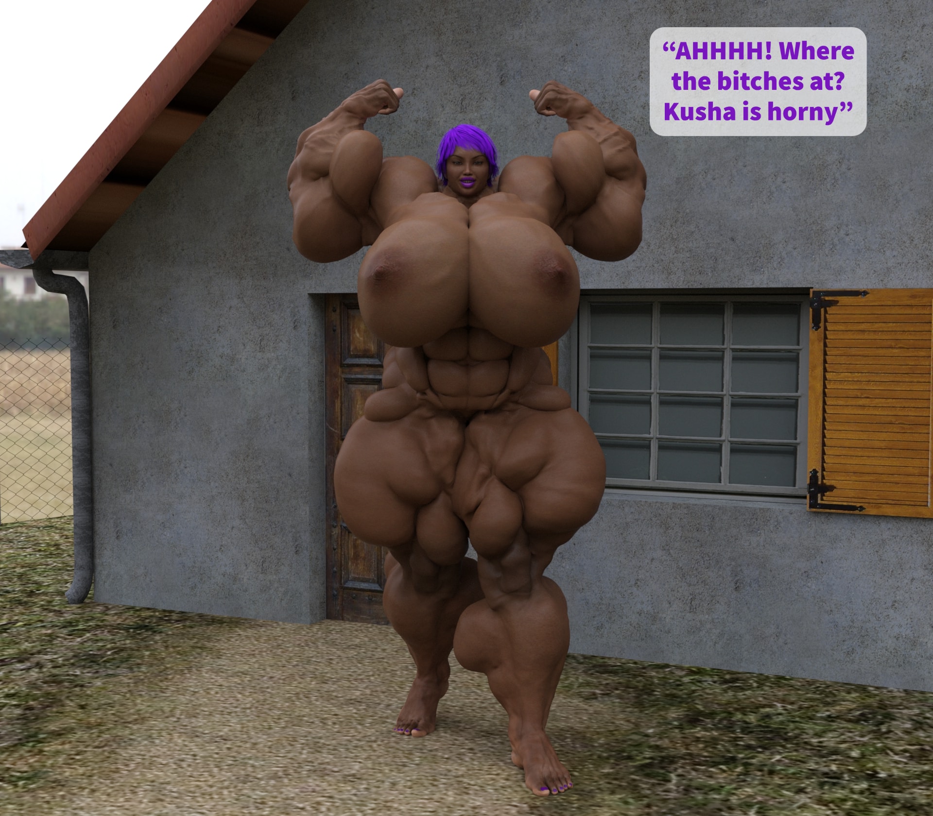 Dzcelestial3D models curvy femalebodybuilders busty bimbo