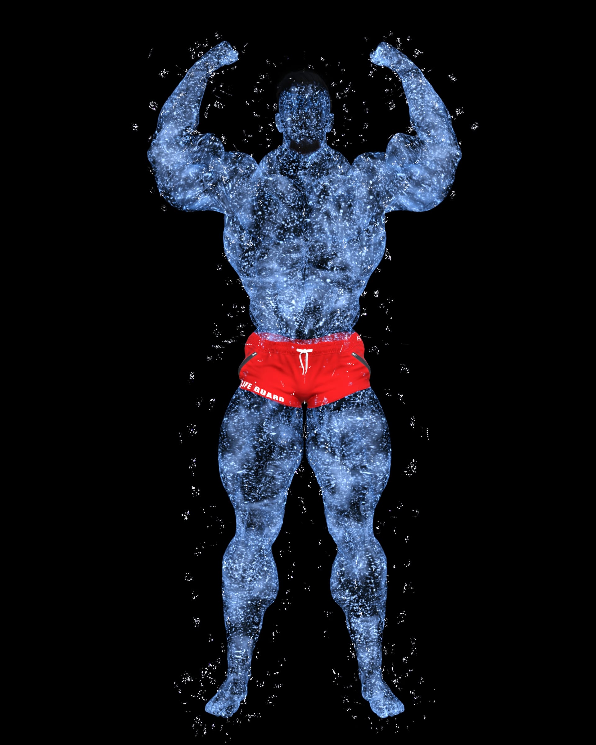 Dzcelestial3D models curvy femalebodybuilders busty bimbo