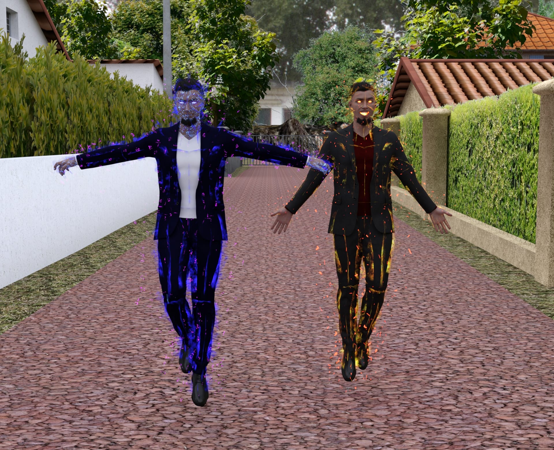 Dzcelestial3D models curvy femalebodybuilders busty bimbo