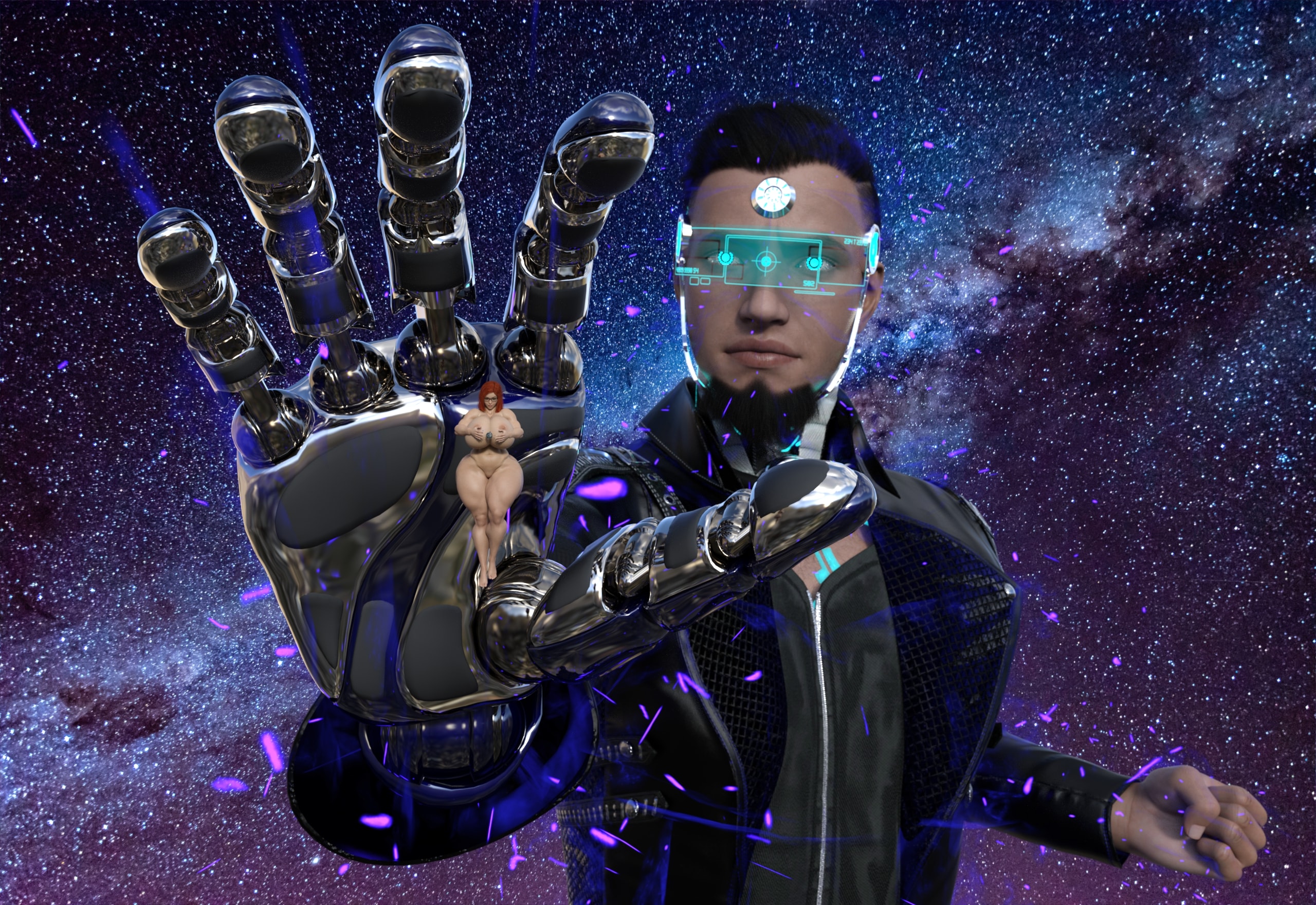 Dzcelestial3D models curvy femalebodybuilders busty bimbo