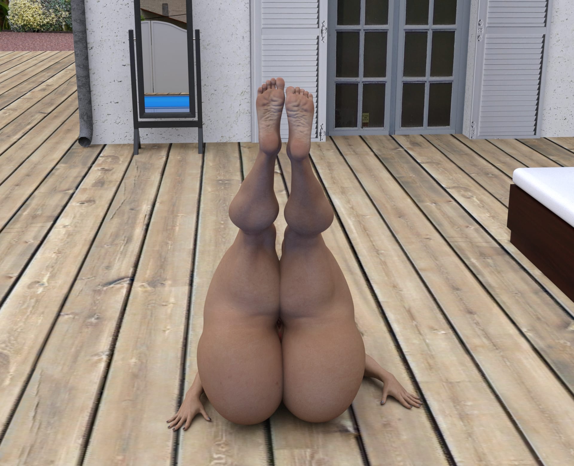 Dzcelestial3D models curvy femalebodybuilders busty bimbo