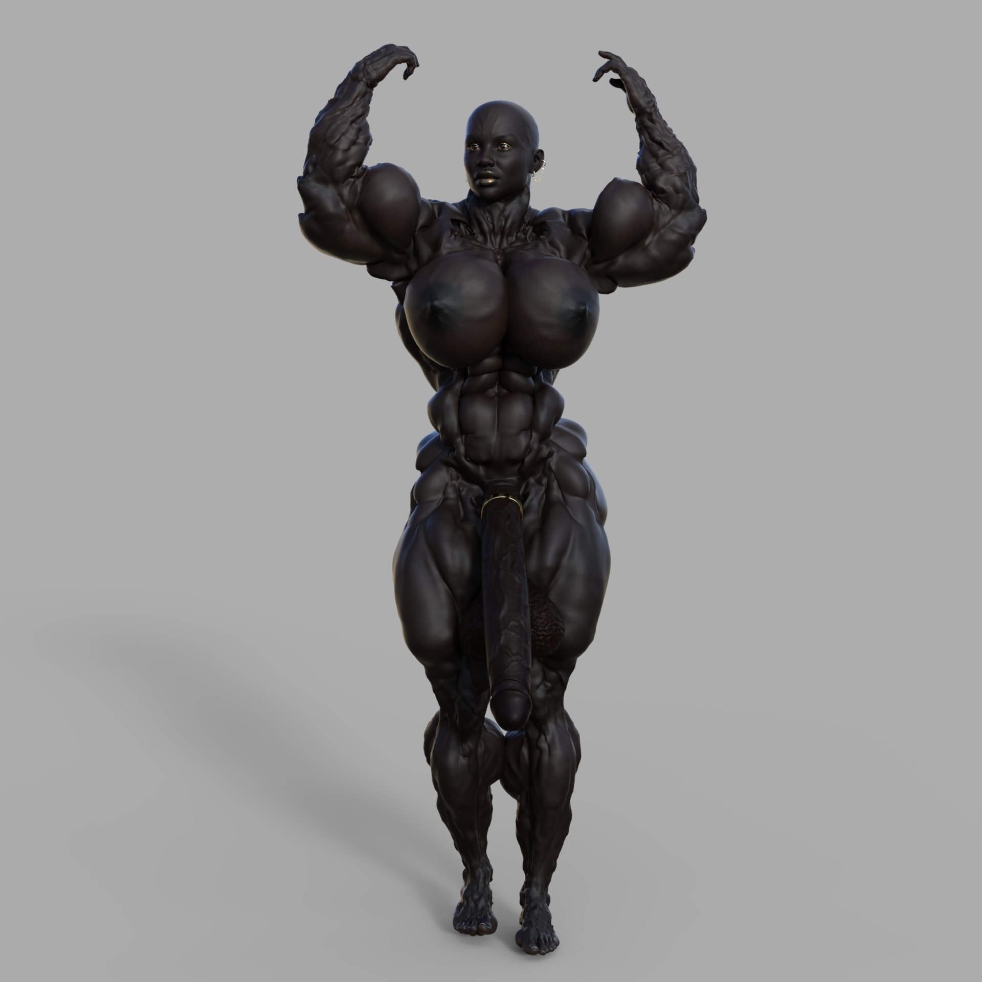 Dzcelestial3D models curvy femalebodybuilders busty bimbo