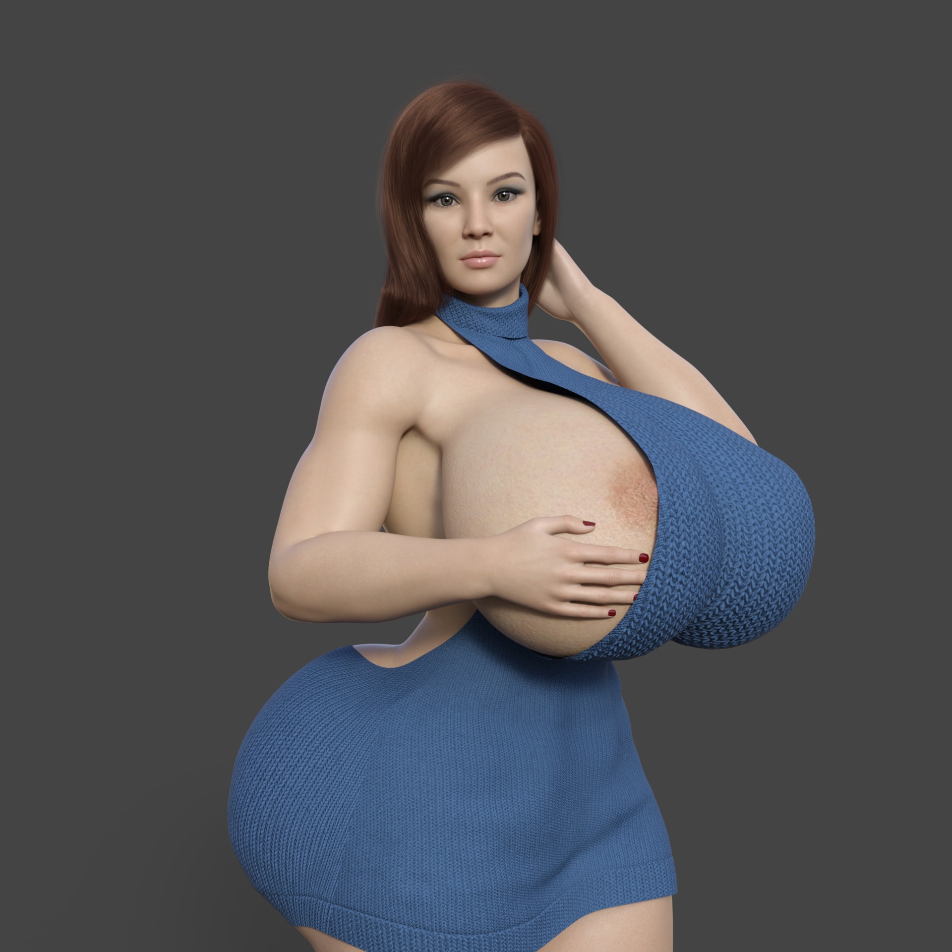 Hitomi Sasaki a busty Japanese girl.